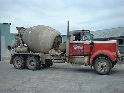 1970 Red Kenworth Concrete Truck